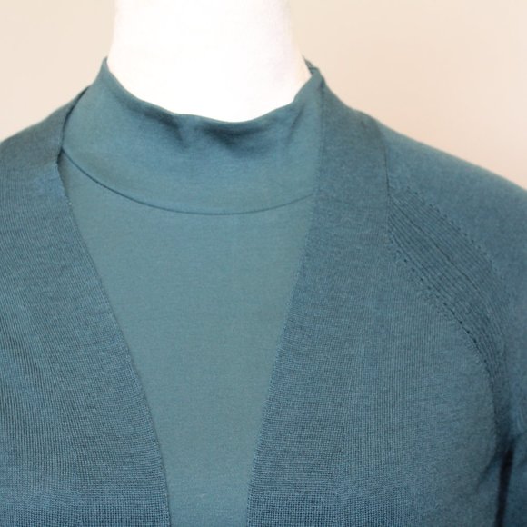 (NWT) Talbots Open-front Merino Wool Cardigan, PS - Picture 2 of 10